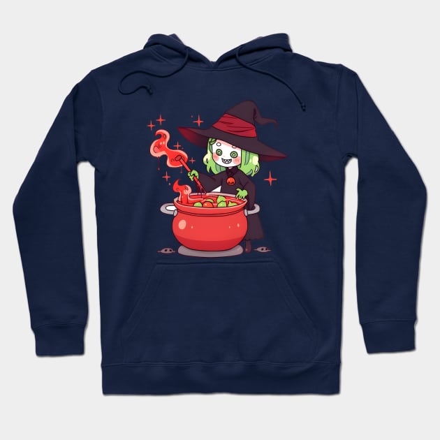 Witch Halloween Tee Hoodie by ragil_studio